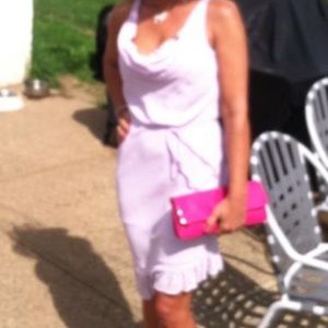 Emily D lavender vintage sheer beautiful dress